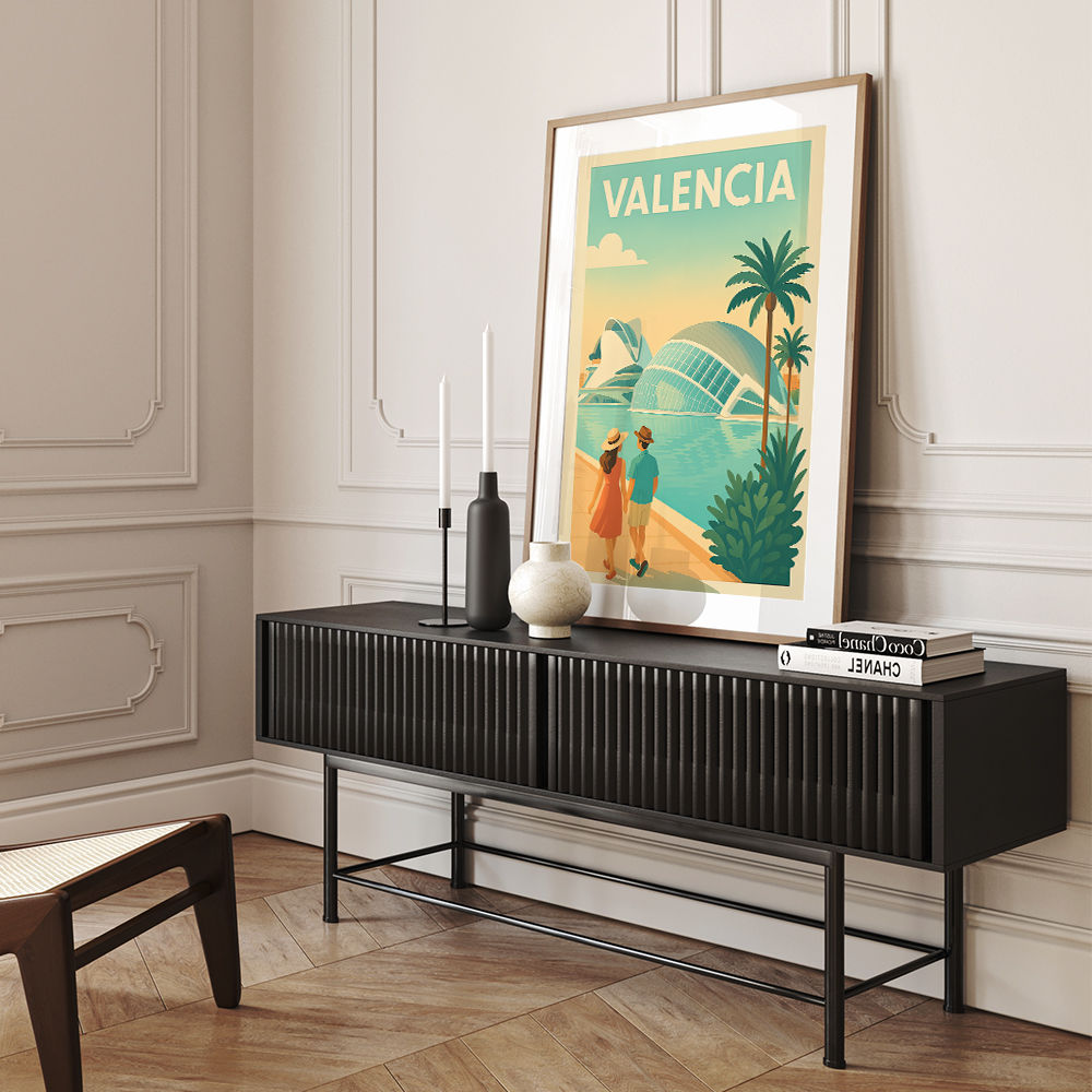 Velencia Travel Poster Wall Art
