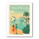 Velencia Travel Poster Wall Art