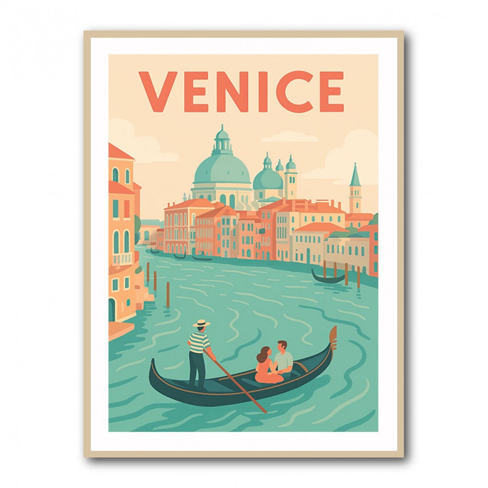 Venice Modern Travel 1 Wall Art Venice Modern Travel 1 Wall Art