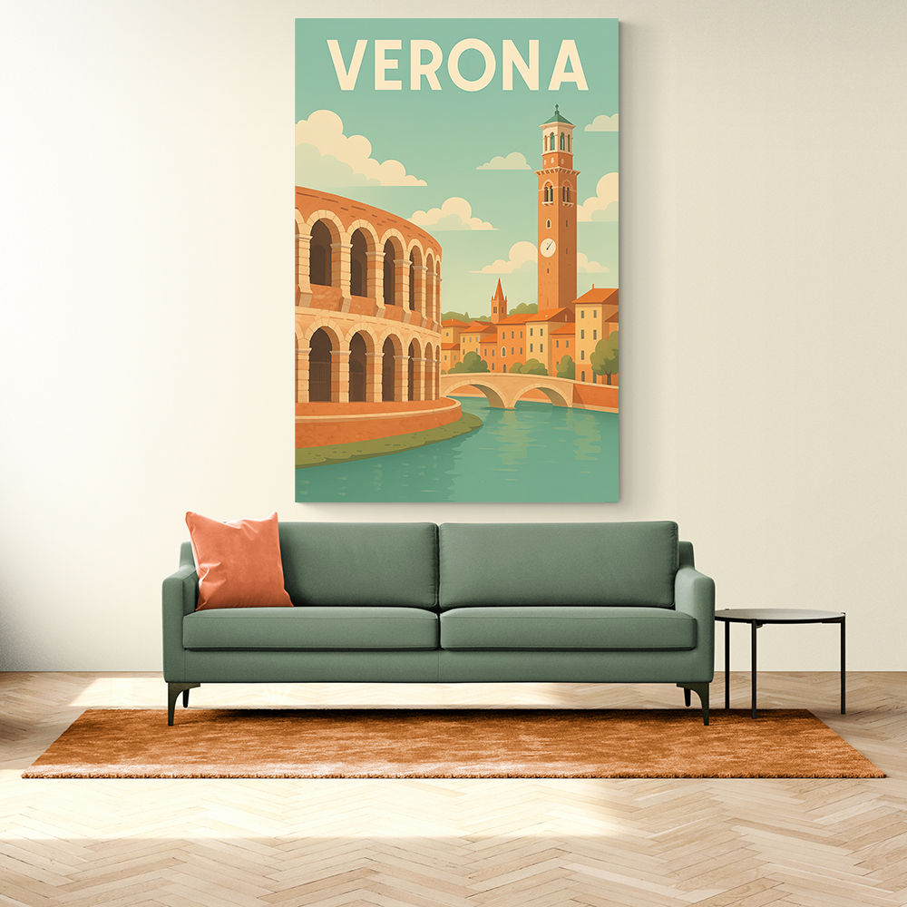 Verona Travel Poster 1 Wall Art