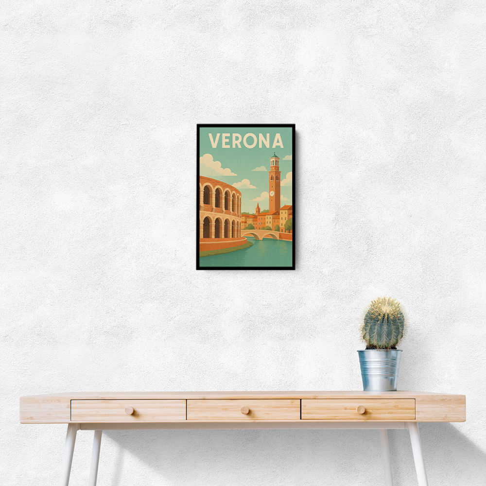 Verona Travel Poster 1 Wall Art