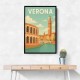 Verona Travel Poster 1 Wall Art