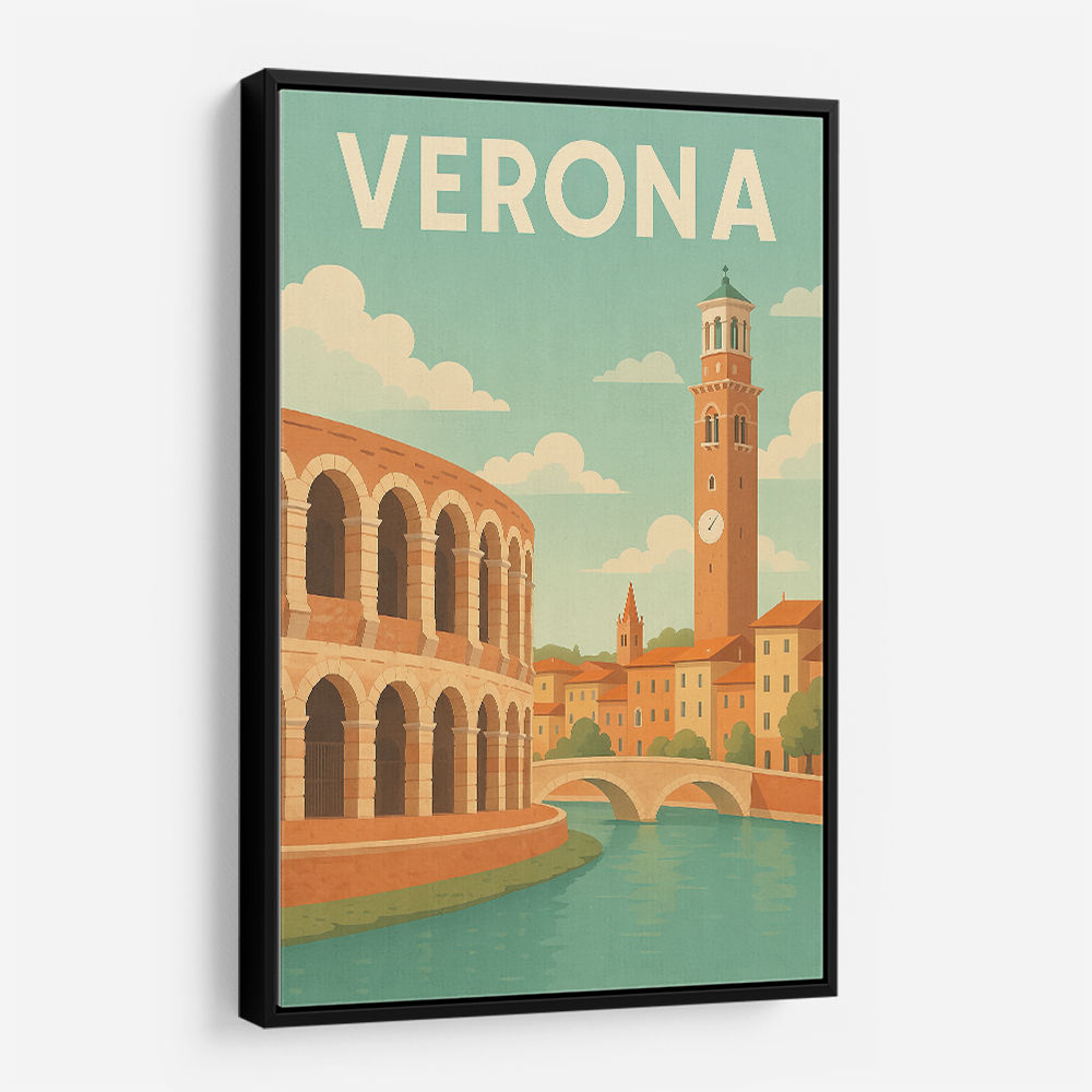 Verona Travel Poster 1 Wall Art