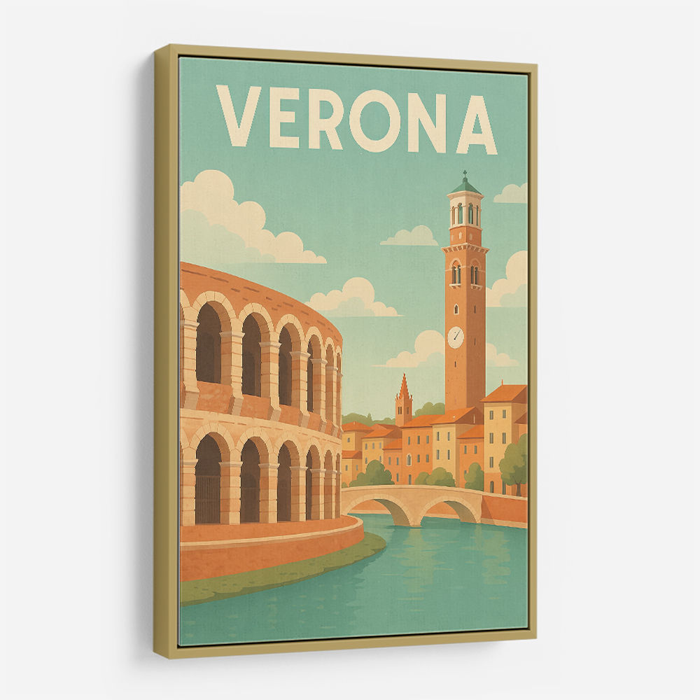 Verona Travel Poster 1 Wall Art