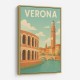 Verona Travel Poster 1 Wall Art