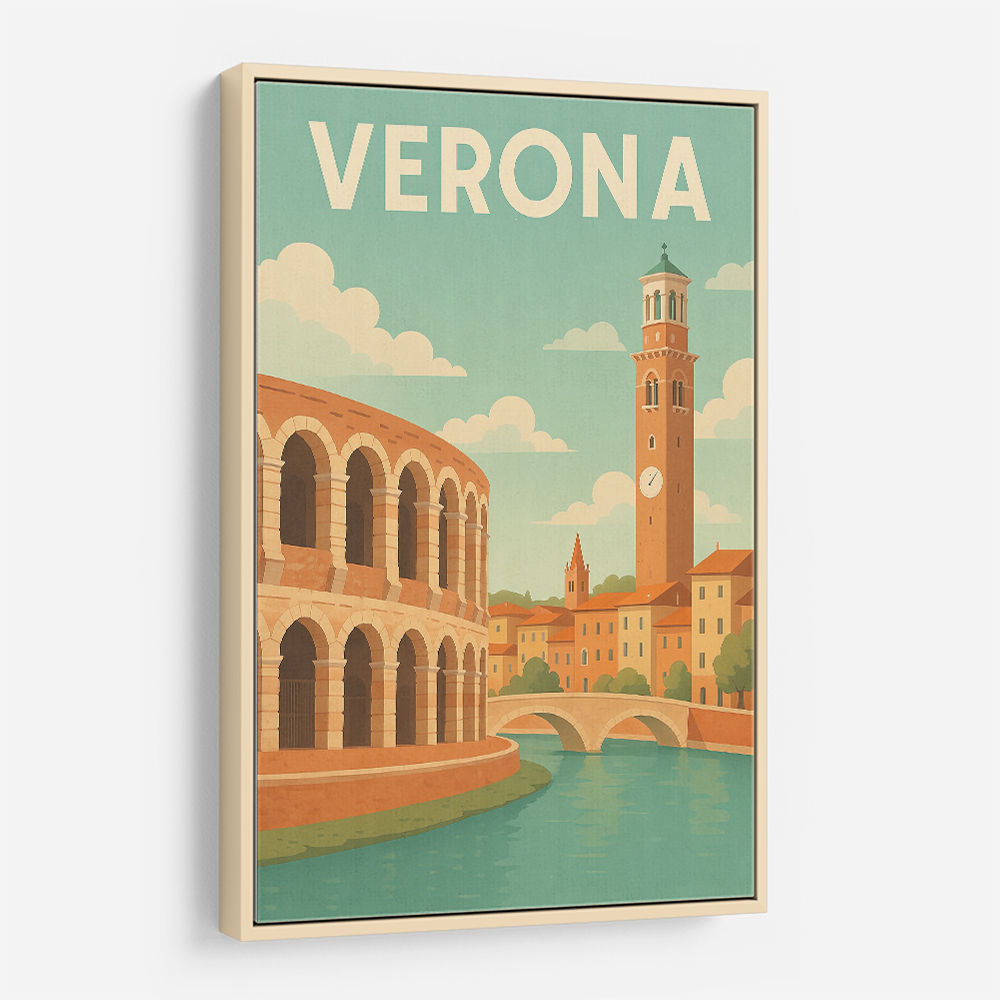Verona Travel Poster 1 Wall Art
