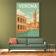 Verona Travel Poster 1 Wall Art