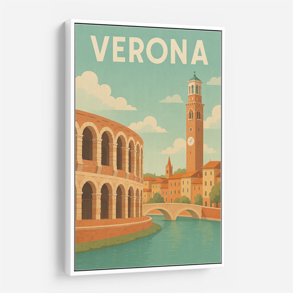 Verona Travel Poster 1 Wall Art