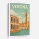 Verona Travel Poster 1 Wall Art