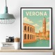 Verona Travel Poster 1 Wall Art