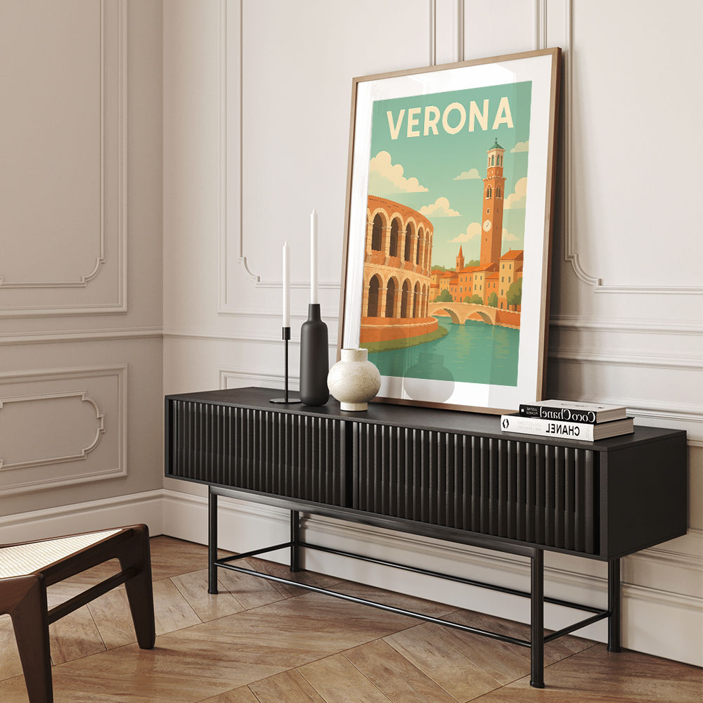 Verona Travel Poster 1 Wall Art