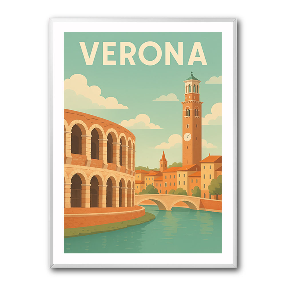 Verona Travel Poster 1 Wall Art