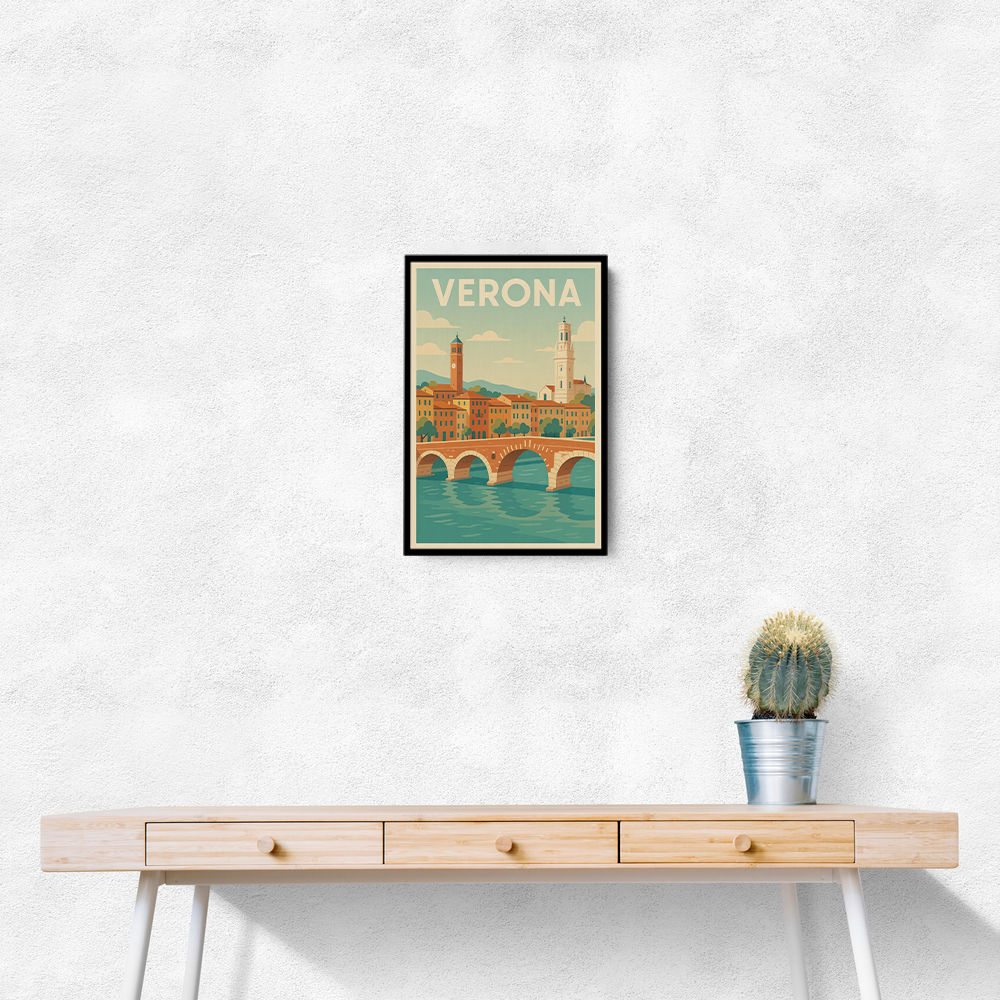 Verona Travel Poster Wall Art Verona Travel Poster Wall Art