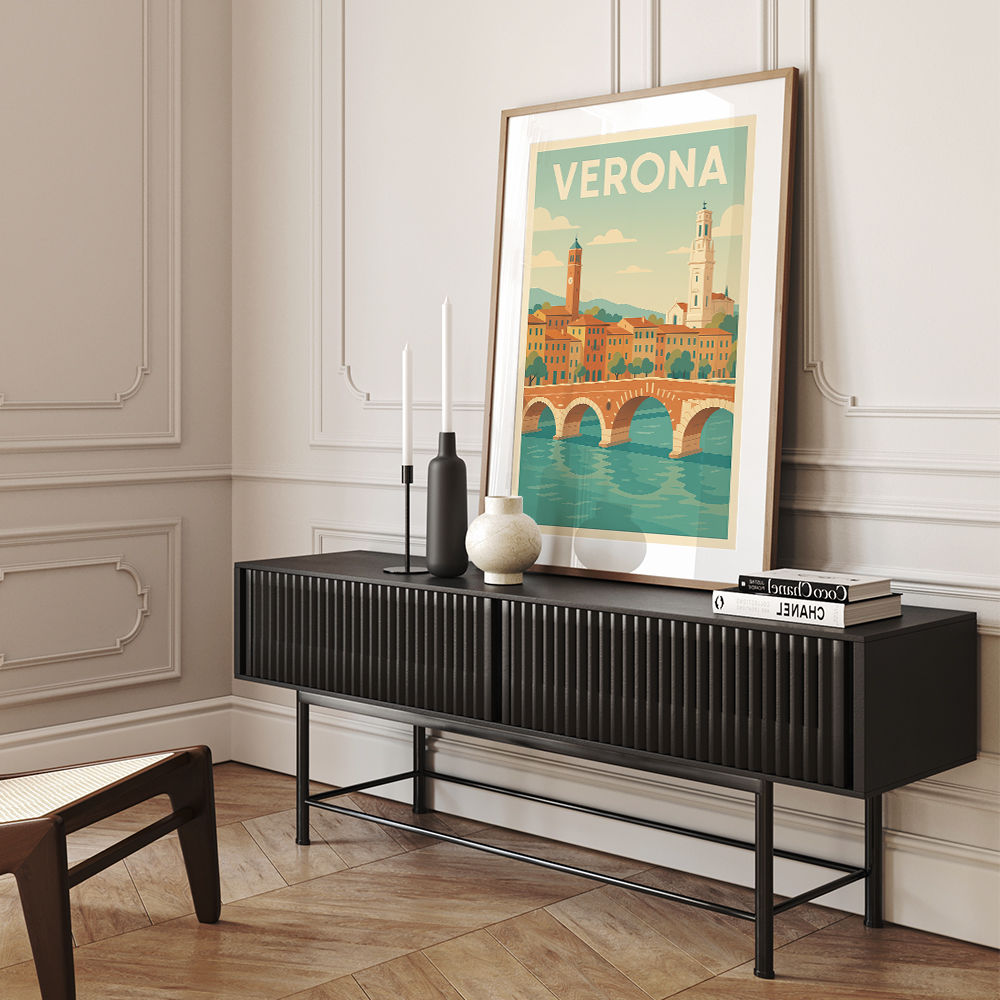 Verona Travel Poster Wall Art Verona Travel Poster Wall Art