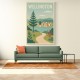 Wellington Modern Travel Poster 1 Wall Art
