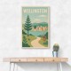 Wellington Modern Travel Poster 1 Wall Art