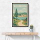 Wellington Modern Travel Poster 1 Wall Art