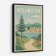 Wellington Modern Travel Poster 1 Wall Art