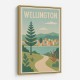 Wellington Modern Travel Poster 1 Wall Art