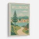 Wellington Modern Travel Poster 1 Wall Art