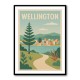 Wellington Modern Travel Poster 1 Wall Art