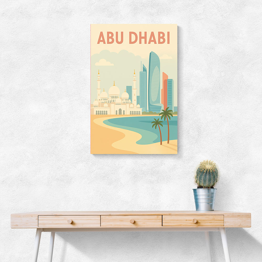 Abu Dhabi Travel Poster1 Wall Art Abu Dhabi Travel Poster1 Wall Art