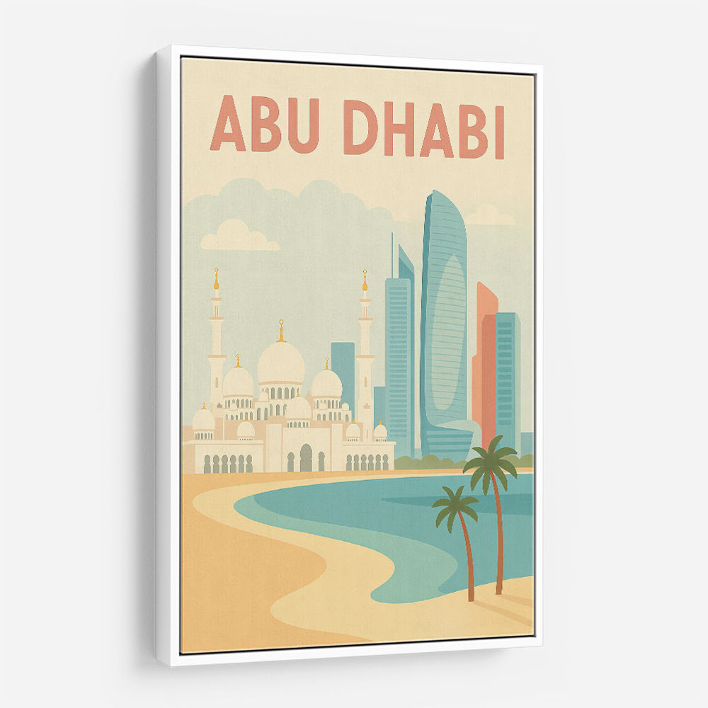 Abu Dhabi Travel Poster1 Wall Art Abu Dhabi Travel Poster1 Wall Art