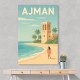 Ajman Travel Poster Wall Art