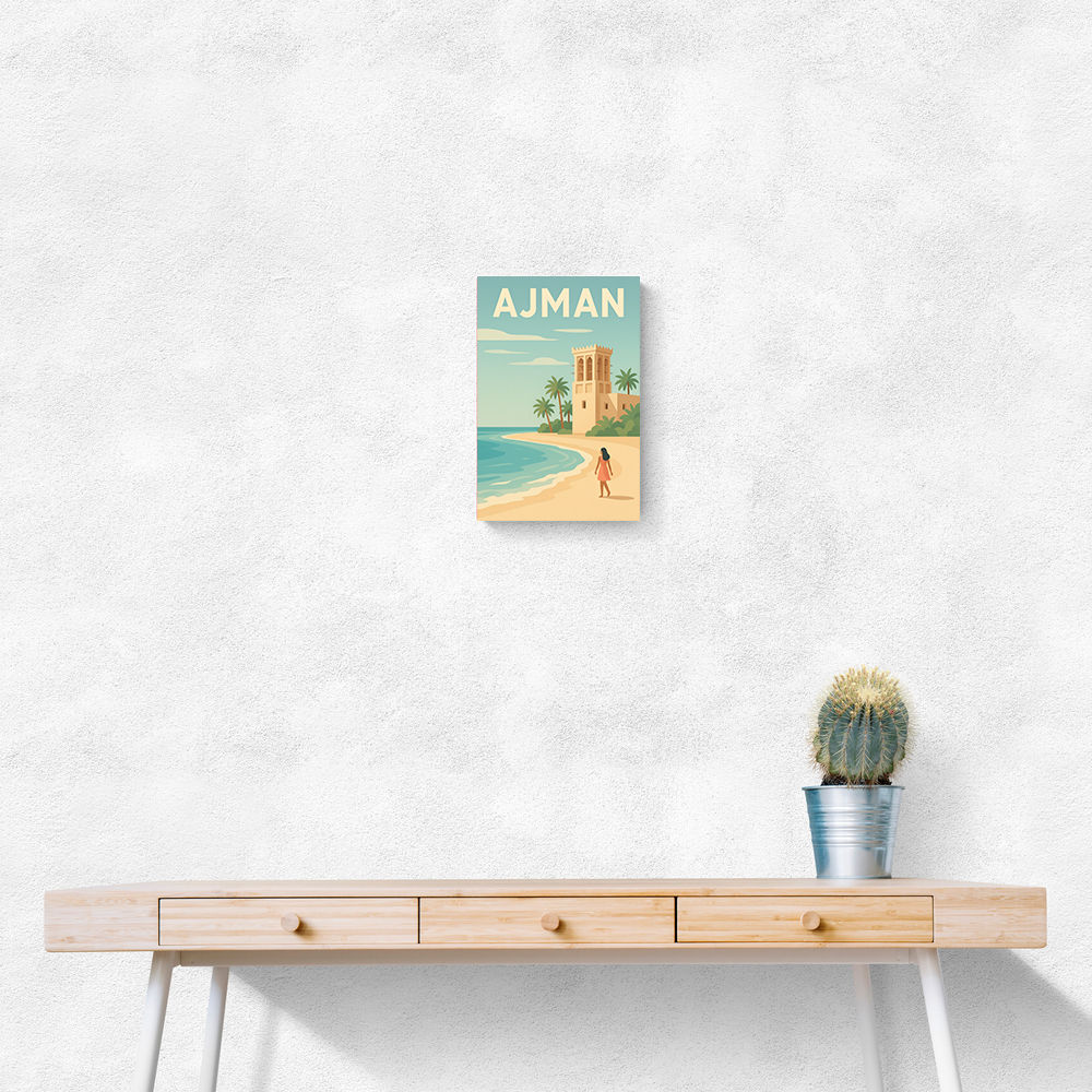 Ajman Travel Poster Wall Art