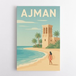 Ajman Travel Poster Wall Art