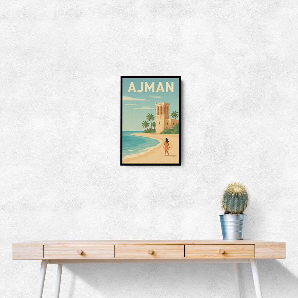 Ajman Travel Poster Wall Art