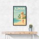 Ajman Travel Poster Wall Art