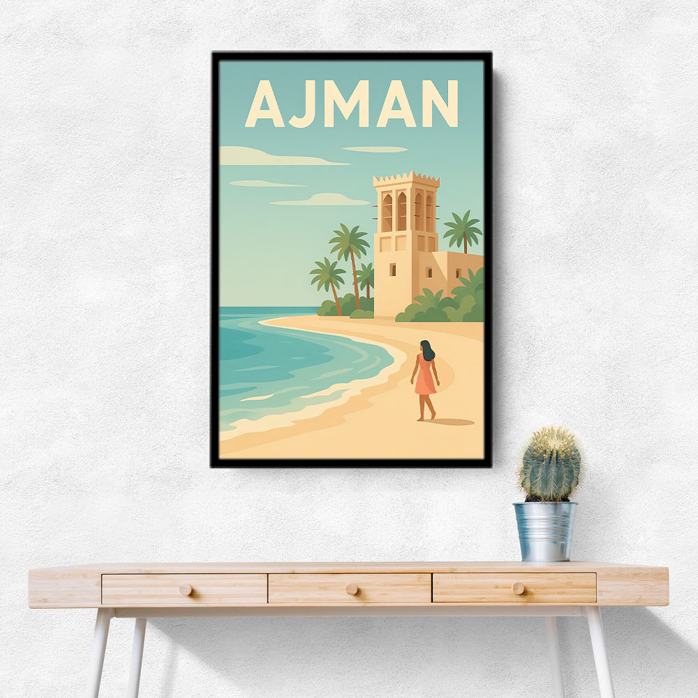 Ajman Travel Poster Wall Art