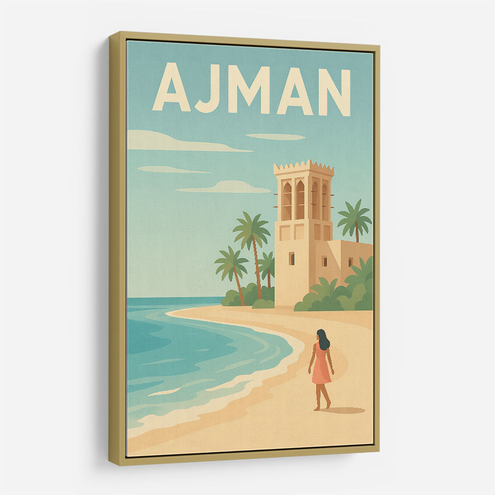 Ajman Travel Poster Wall Art