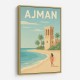 Ajman Travel Poster Wall Art