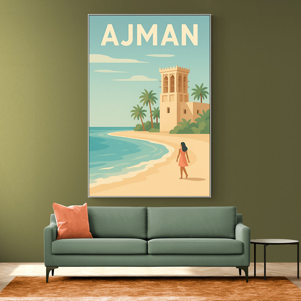 Ajman Travel Poster Wall Art