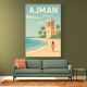 Ajman Travel Poster Wall Art