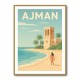 Ajman Travel Poster Wall Art
