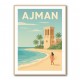 Ajman Travel Poster Wall Art