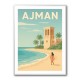 Ajman Travel Poster Wall Art