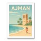 Ajman Travel Poster Wall Art