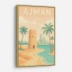 Ajman Travel Poster 1 Wall Art Ajman Travel Poster 1 Wall Art
