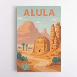 AlUla Travel Poster Wall Art