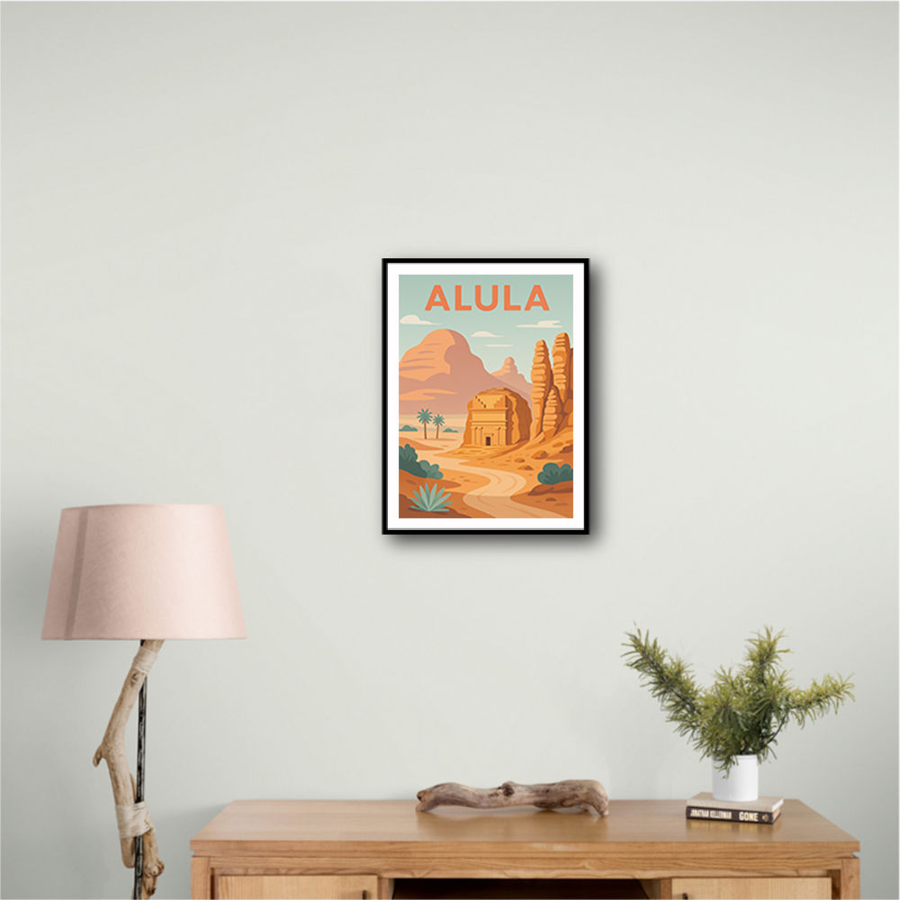 AlUla Travel Poster Wall Art AlUla Travel Poster Wall Art