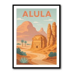 AlUla Travel Poster Wall Art