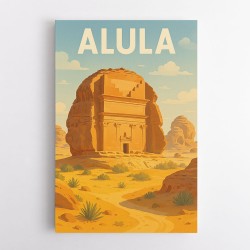 AlUla Travel Poster 1 Wall Art