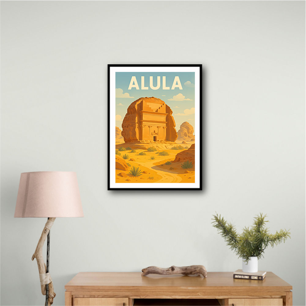 AlUla Travel Poster 1 Wall Art AlUla Travel Poster 1 Wall Art