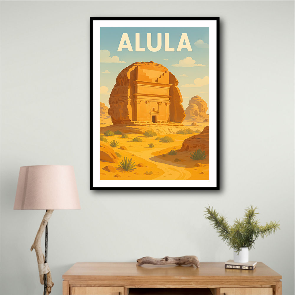 AlUla Travel Poster 1 Wall Art AlUla Travel Poster 1 Wall Art