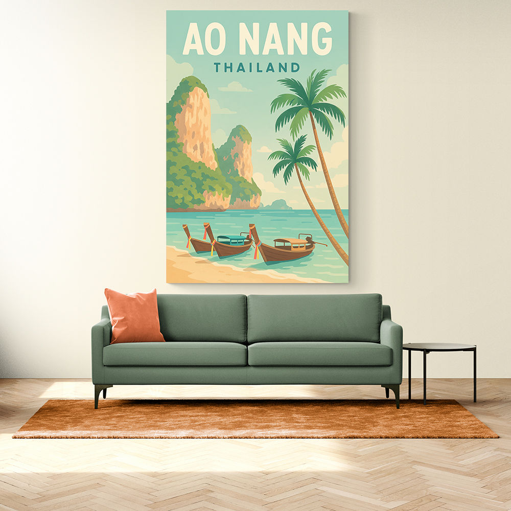 Ao Nang Travel Poster Wall Art