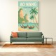 Ao Nang Travel Poster Wall Art